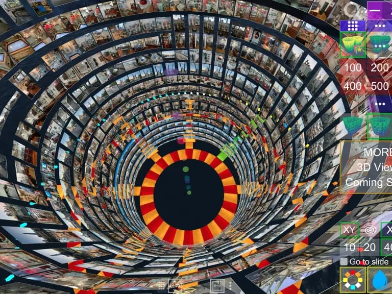Screenshot of Album3D Cylinder View