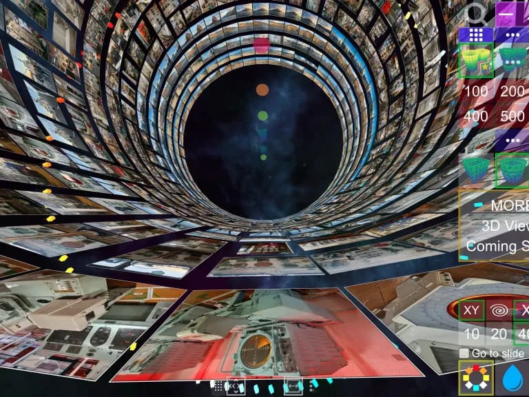Screenshot of Album3D Cylinder View