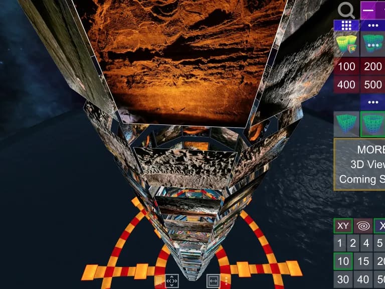 Screenshot of Album3D Cylinder View