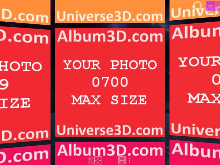 Screenshot of Album3D Empty Slide