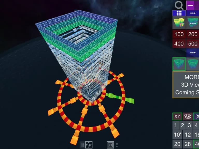 Screenshot of Album3D Square Column View